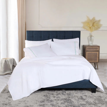 1000 Thread Count Egyptian Cotton Sheets, Embroidered & Deep Pocket Fit