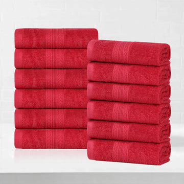 12-Piece Washcloth Set – Ring-Spun Cotton Eco-Friendly