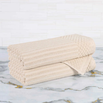 2-Piece Bath Towel Set – Cotton Soho Ribbed