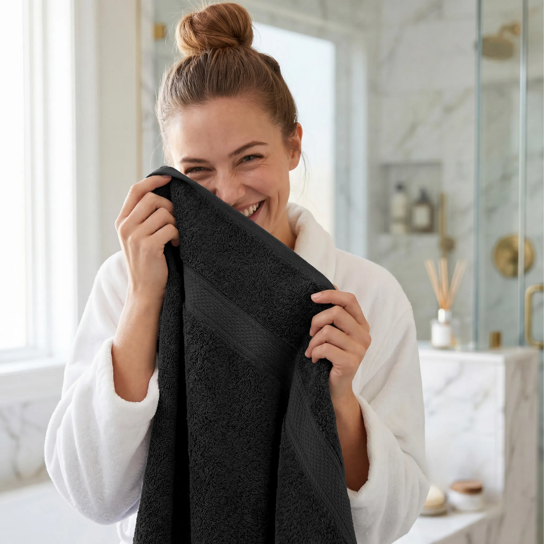 Madeline Egyptian Cotton Bath Towel Set 4-Piece