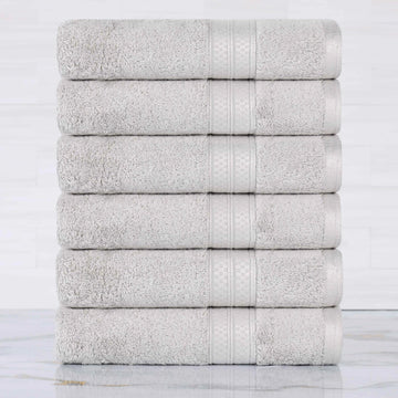 Superior Rayon from Bamboo Plush Heavyweight 6 Piece Hand Towel Set
