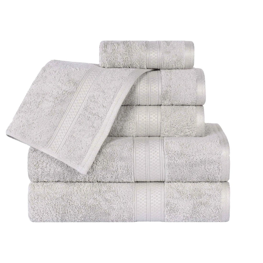 Superior Rayon from Bamboo Heavyweight Assorted 6 Piece Towel Set