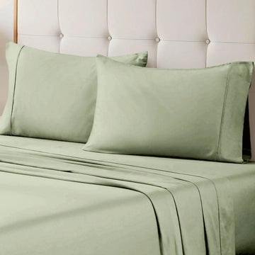 100% Egyptian Cotton 700 Thread Count Solid Pillowcase Set