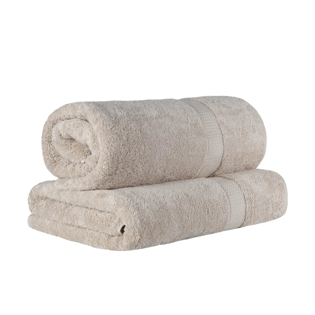 Madeline Egyptian Cotton Bath Towels - Plush Bath Sheet Set of 2