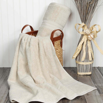 Superior Cotton Heavyweight Absorbent Plush 2 Piece Bath Sheet Set