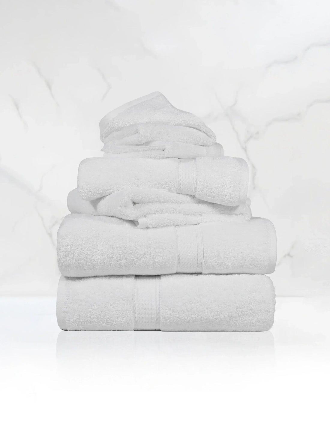 Madeline Egyptian Cotton 6-Piece Towel Set - Plush & Heavyweight
