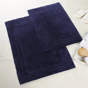 Superior Non-Slip Absorbent Assorted Solid 2 Piece Bath Rug Set