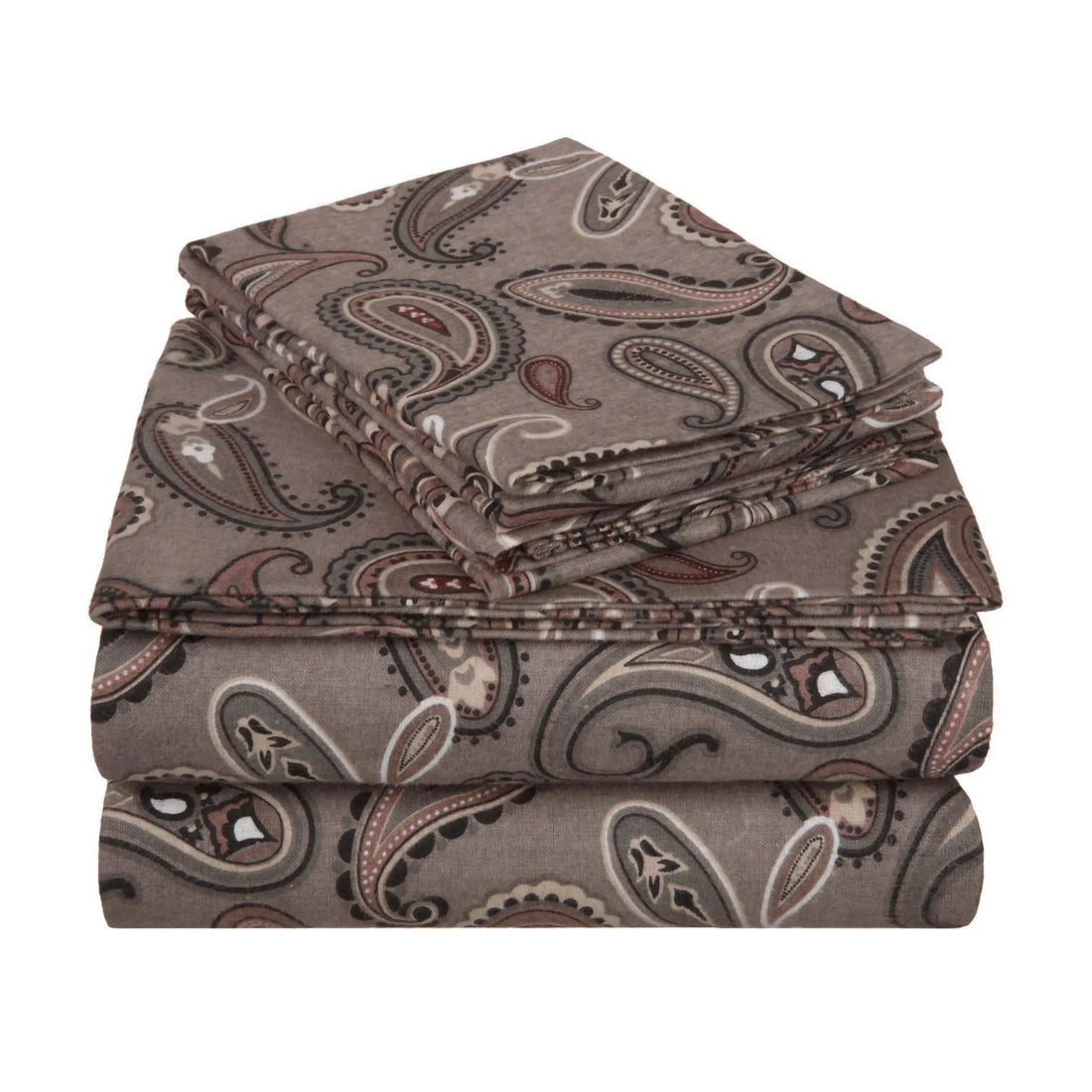 100% Cotton Flannel Floral Deep Pocket Sheet Set