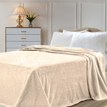 Superior Fleece Plush Medium Weight Fluffy Soft Decorative Blanket