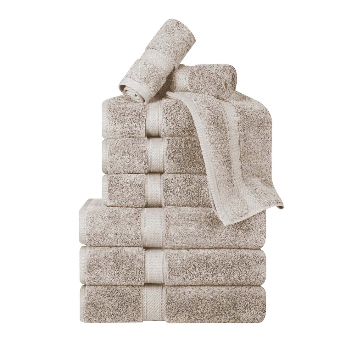 Egyptian Cotton Madeline Plush Towel Set 9 Piece