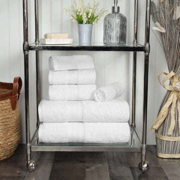6-Piece Cotton Plush Towel Set - Atlas