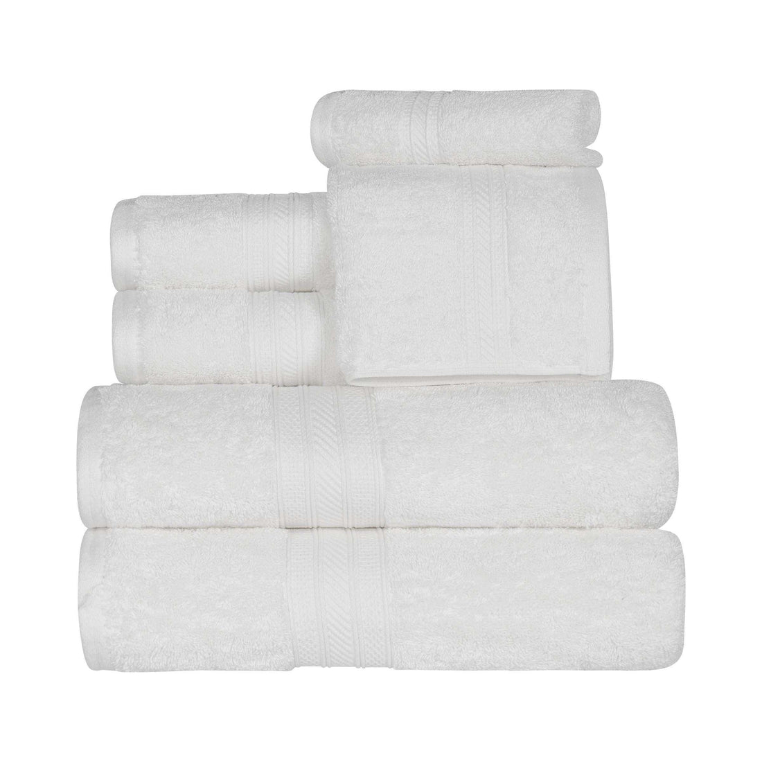 6-Piece Cotton Plush Towel Set - Atlas
