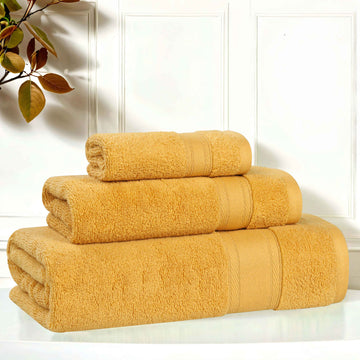 3-Piece Bath Towel Set – Zero Twist Cotton Belmont