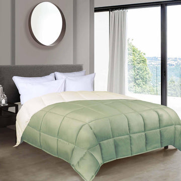 Brushed Microfiber Down Alternative Comforter Reversible