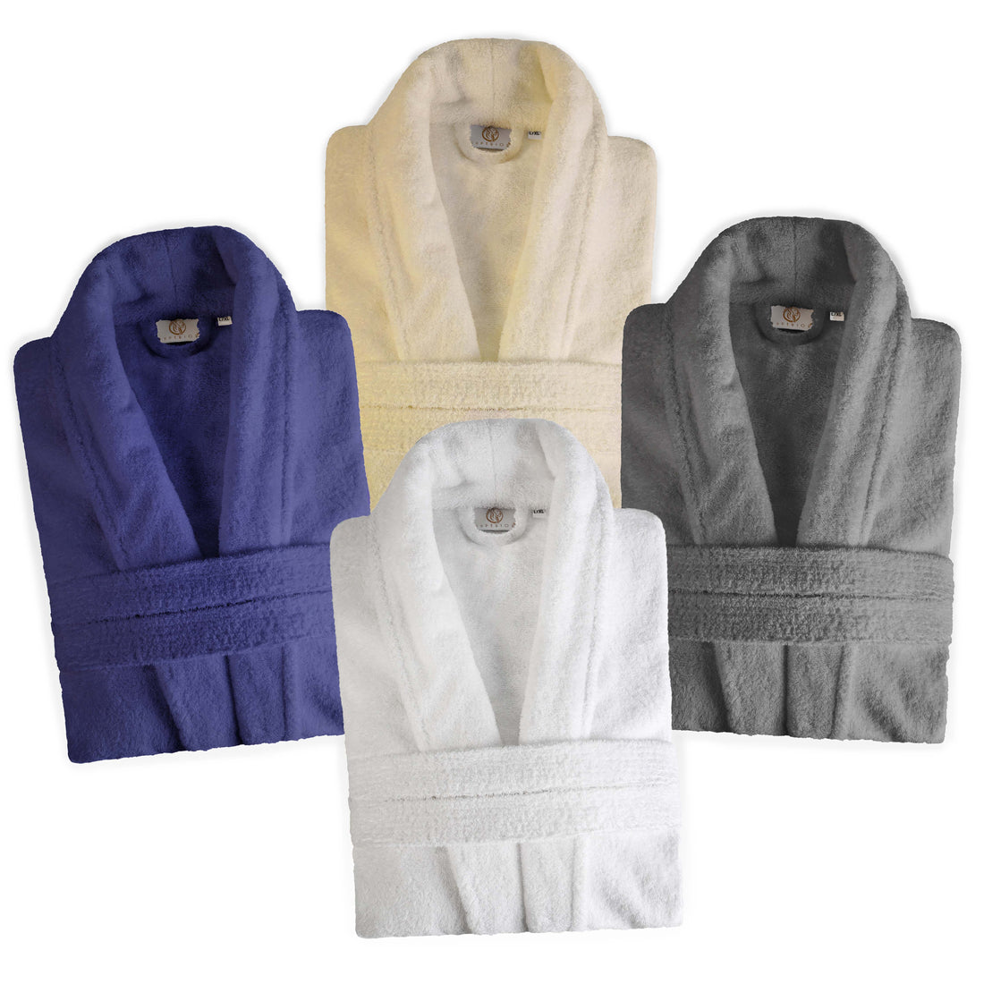 Superior Classic Men's Bath Robe Turkish Cotton Bathrobe with Adjustable Belt
