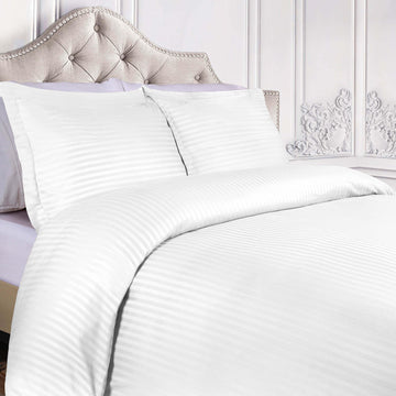 300 Thread Count Egyptian Cotton Stripe Duvet Cover