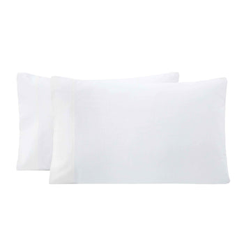 Superior Rome Flannel Cotton Solid Fuzzy Pillowcases, Set of 2