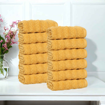 12-Piece Washcloth Set – Zero Twist Cotton Zuma